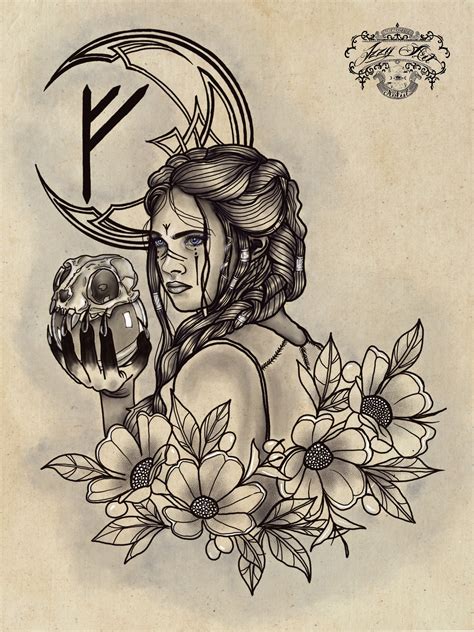 goddess freya tattoo